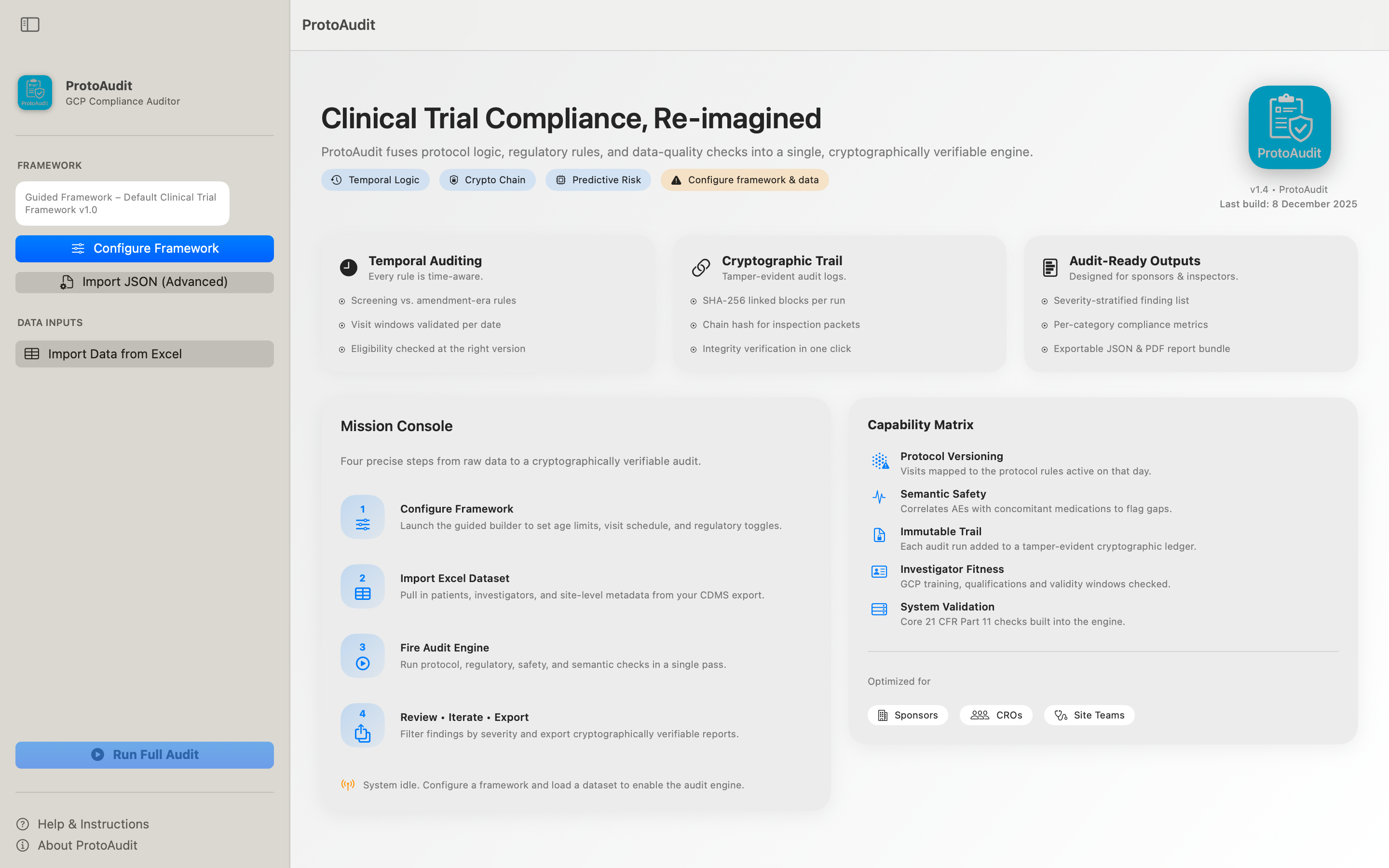 ProtoAudit Analysis Engine